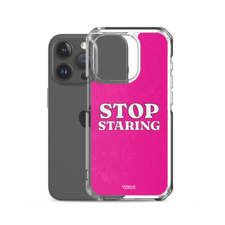 Stop Staring iPhone Case