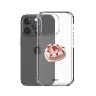 Heart Shaped Strawberry Cake iPhone Case