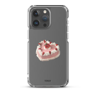 Heart Shaped Strawberry Cake iPhone Case