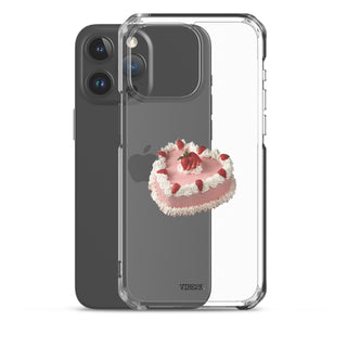 Heart Shaped Strawberry Cake iPhone Case