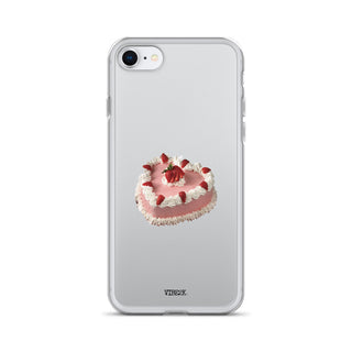 Heart Shaped Strawberry Cake iPhone Case