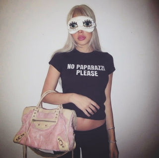 No Paparazzi Please Baby Tee