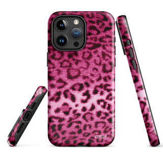 Hot Pink Leopard Print iPhone Case